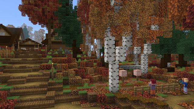 Screenshot of the Minecraft Bedrock Marketplace product Lakeside Retreat created by BTWN Creations.