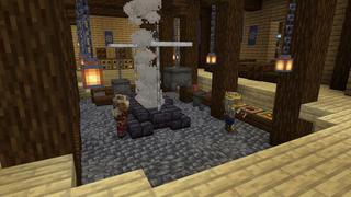 Screenshot of the Minecraft Bedrock Marketplace product Pinewood Cove created by BTWN Creations.