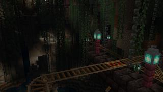 Screenshot of the Minecraft Bedrock Marketplace product Snow Globe Beach Resort created by BTWN Creations.