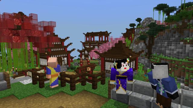 Screenshot of the Minecraft Bedrock Marketplace product The Village of Turtle Island created by BTWN Creations.