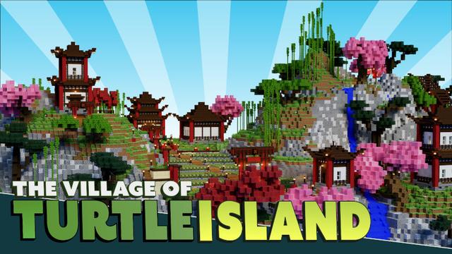 Thumbnail of the Minecraft Bedrock Marketplace product The Village of Turtle Island created by BTWN Creations.