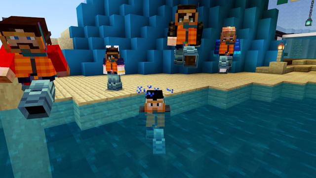 Screenshot of the Minecraft Bedrock Marketplace product Tropical Resort created by BTWN Creations.