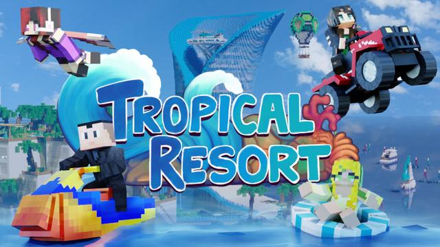 Thumbnail of the Minecraft Bedrock Marketplace product Tropical Resort created by BTWN Creations.