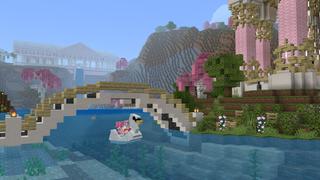 Screenshot of the Minecraft Bedrock Marketplace product Valentine's Garden created by BTWN Creations.