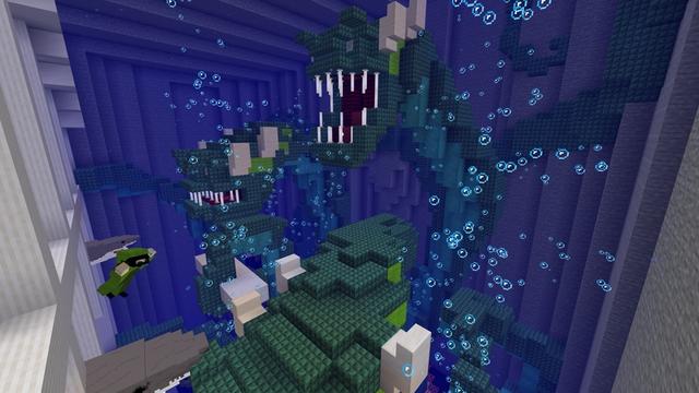 Screenshot of the Minecraft Bedrock Marketplace product Atlantis Treasure Wars created by Builders Horizon.