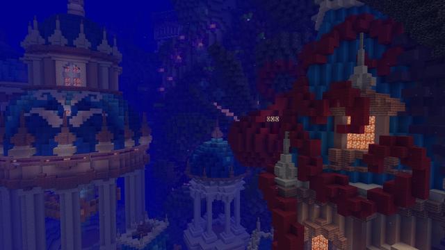 Screenshot of the Minecraft Bedrock Marketplace product Atlantis Treasure Wars created by Builders Horizon.