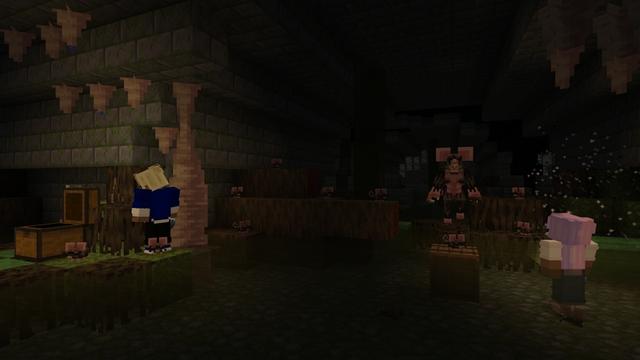 Screenshot of the Minecraft Bedrock Marketplace product Backrooms created by Builders Horizon.