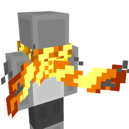 Thumbnail of the Minecraft Bedrock Marketplace product Blaze Shoulder Scarf created by Builders Horizon.