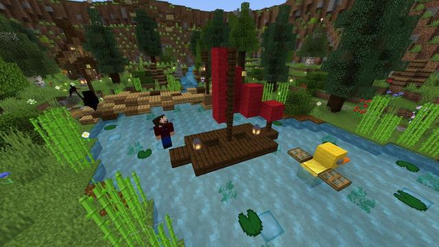 Screenshot of the Minecraft Bedrock Marketplace product Blind & Sneak - Biomes created by Builders Horizon.