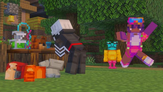 Screenshot of the Minecraft Bedrock Marketplace product Build a Pet Add-On created by Builders Horizon.