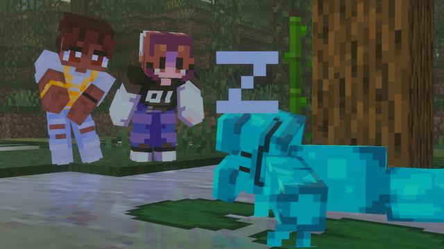 Screenshot of the Minecraft Bedrock Marketplace product Build a Pet Add-On created by Builders Horizon.