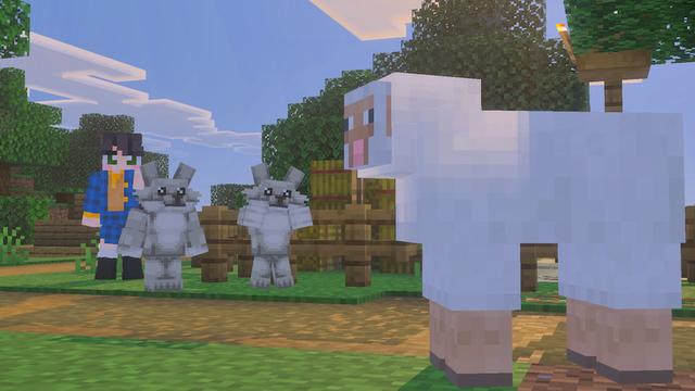 Screenshot of the Minecraft Bedrock Marketplace product Build a Pet Add-On created by Builders Horizon.