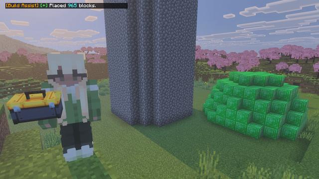 Screenshot of the Minecraft Bedrock Marketplace product Build Assist created by Builders Horizon.