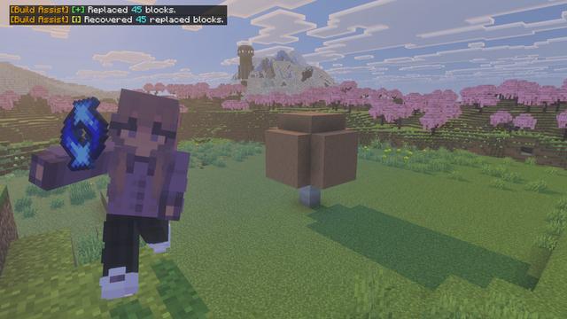 Screenshot of the Minecraft Bedrock Marketplace product Build Assist created by Builders Horizon.