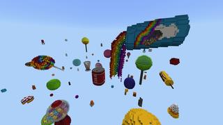 Screenshot of the Minecraft Bedrock Marketplace product Candy Skyblock created by Builders Horizon.