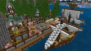 Screenshot of the Minecraft Bedrock Marketplace product Destiny Island created by Builders Horizon.