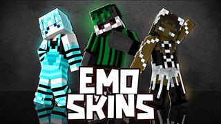 Thumbnail of the Minecraft Bedrock Marketplace product Emo Skins created by Builders Horizon.