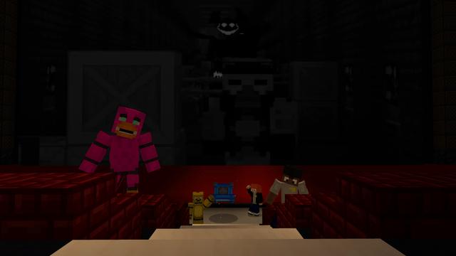 Screenshot of the Minecraft Bedrock Marketplace product Five Nights created by Builders Horizon.
