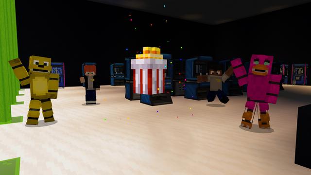 Screenshot of the Minecraft Bedrock Marketplace product Five Nights created by Builders Horizon.