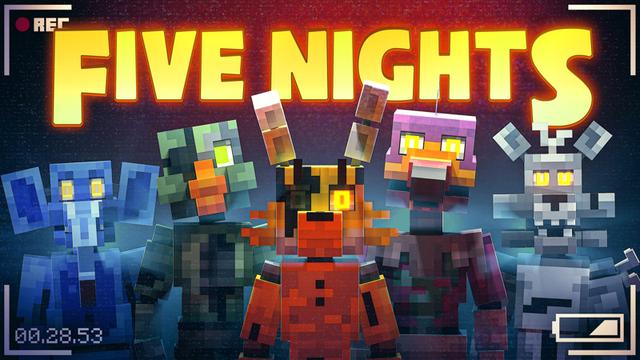 Thumbnail of the Minecraft Bedrock Marketplace product Five Nights created by Builders Horizon.