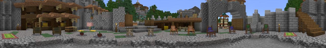 Panorama of the Minecraft Bedrock Marketplace product Furniture Survival created by Builders Horizon.