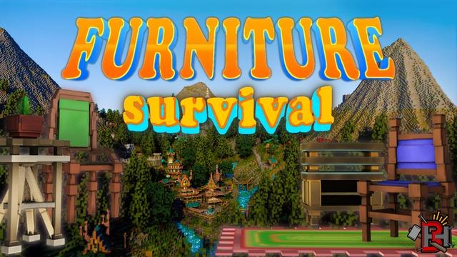 Thumbnail of the Minecraft Bedrock Marketplace product Furniture Survival created by Builders Horizon.