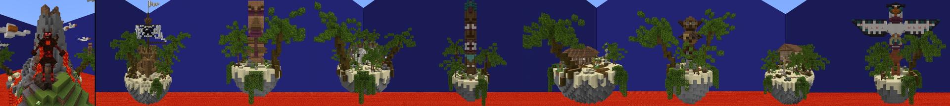Panorama of the Minecraft Bedrock Marketplace product Ground Wars created by Builders Horizon.