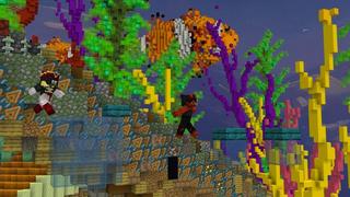 Screenshot of the Minecraft Bedrock Marketplace product Hardcore Parkour created by Builders Horizon.