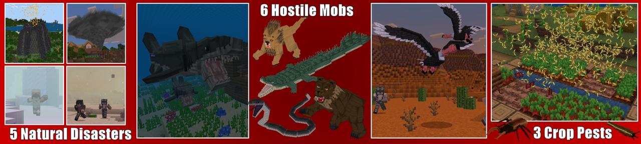 Panorama of the Minecraft Bedrock Marketplace product HARDCORE+ created by Builders Horizon.