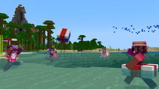 Screenshot of the Minecraft Bedrock Marketplace product How To Live In A Sandcastle created by Builders Horizon.