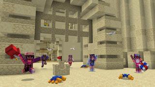 Screenshot of the Minecraft Bedrock Marketplace product How To Live In A Sandcastle created by Builders Horizon.