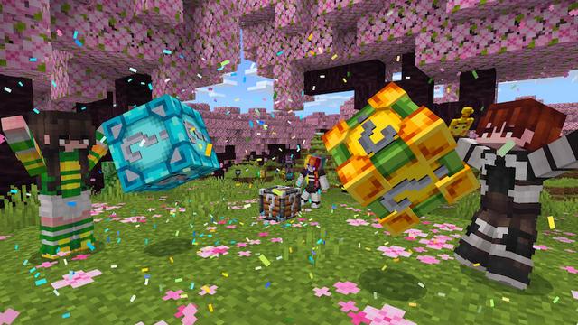 Screenshot of the Minecraft Bedrock Marketplace product LUCKY BLOCKS created by Builders Horizon.
