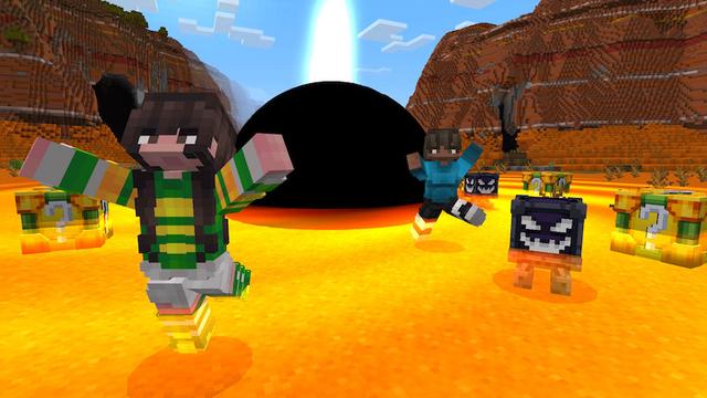 Screenshot of the Minecraft Bedrock Marketplace product LUCKY BLOCKS created by Builders Horizon.