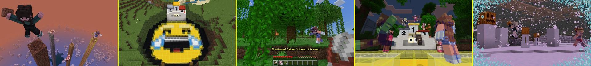 Panorama of the Minecraft Bedrock Marketplace product Meme Olympics created by Builders Horizon.