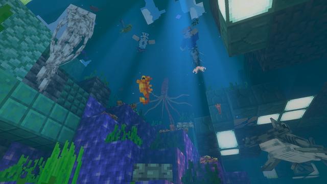 Screenshot of the Minecraft Bedrock Marketplace product Mermaids created by Builders Horizon.