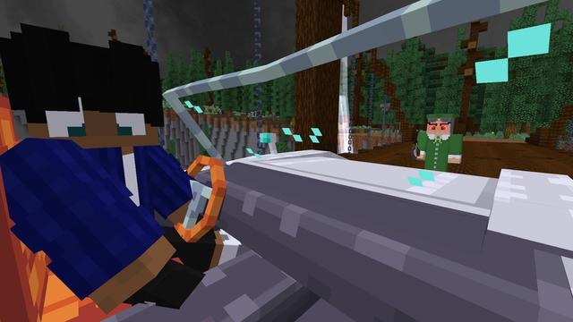 Screenshot of the Minecraft Bedrock Marketplace product Motel Fear created by Builders Horizon.