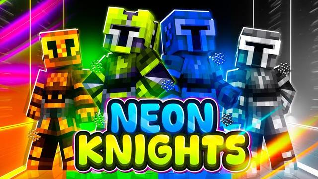 Thumbnail of the Minecraft Bedrock Marketplace product Neon Knights created by Builders Horizon.