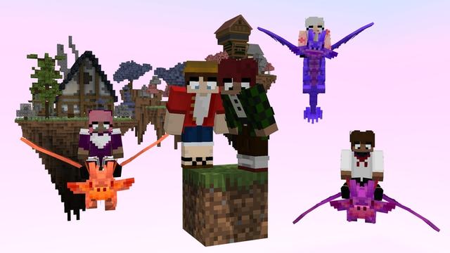 Screenshot of the Minecraft Bedrock Marketplace product One Block Anime created by Builders Horizon.