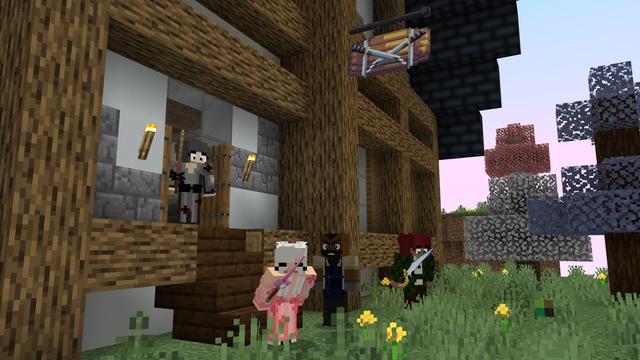 Screenshot of the Minecraft Bedrock Marketplace product One Block Anime created by Builders Horizon.