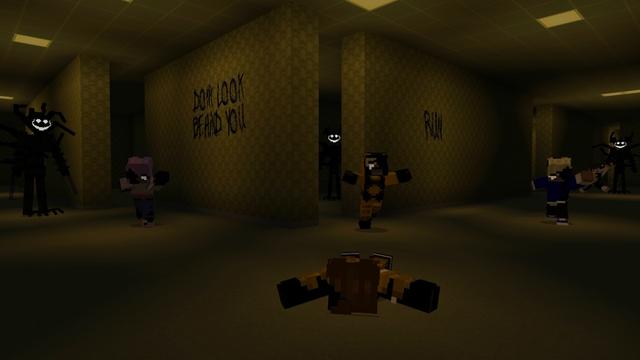 Screenshot of the Minecraft Bedrock Marketplace product One Block Backrooms created by Builders Horizon.