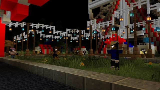 Screenshot of the Minecraft Bedrock Marketplace product One Block Backrooms created by Builders Horizon.