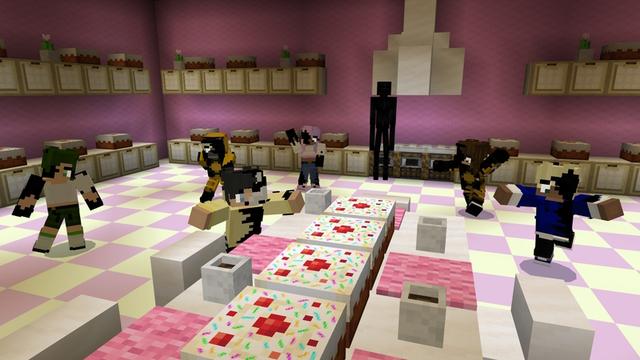Screenshot of the Minecraft Bedrock Marketplace product One Block Backrooms created by Builders Horizon.
