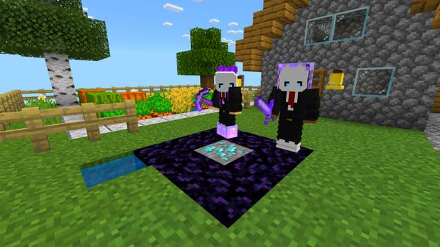 Screenshot of the Minecraft Bedrock Marketplace product One Block Hackers created by Builders Horizon.