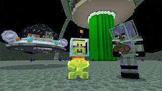 Screenshot of the Minecraft Bedrock Marketplace product One Block Space created by Builders Horizon.