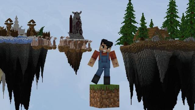 Screenshot of the Minecraft Bedrock Marketplace product One Block created by Builders Horizon.