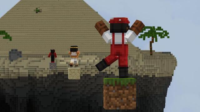 Screenshot of the Minecraft Bedrock Marketplace product One Block created by Builders Horizon.