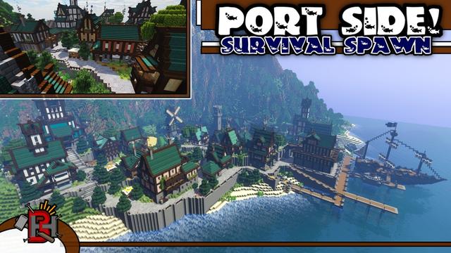 Thumbnail of the Minecraft Bedrock Marketplace product Port Side created by Builders Horizon.
