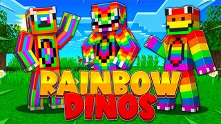 Thumbnail of the Minecraft Bedrock Marketplace product Rainbow Dinos created by Builders Horizon.