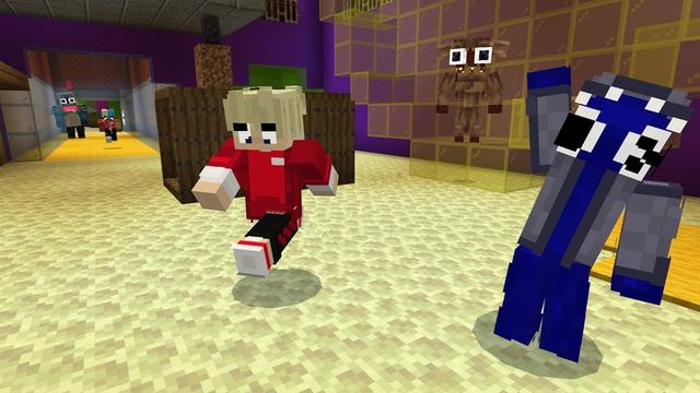 Screenshot of the Minecraft Bedrock Marketplace product Rainbow Pet Friends created by Builders Horizon.