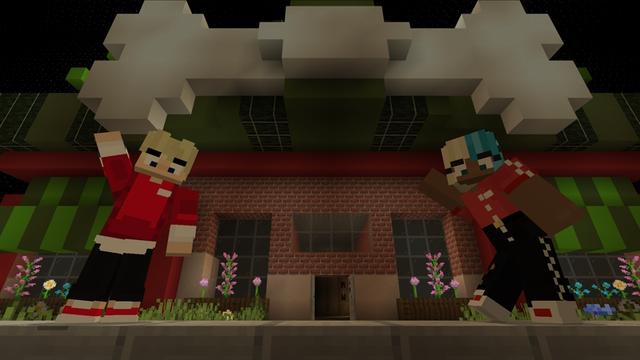 Screenshot of the Minecraft Bedrock Marketplace product Rainbow Pet Friends created by Builders Horizon.